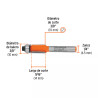 ‣ Broca para router 3/8" con balero | Truper