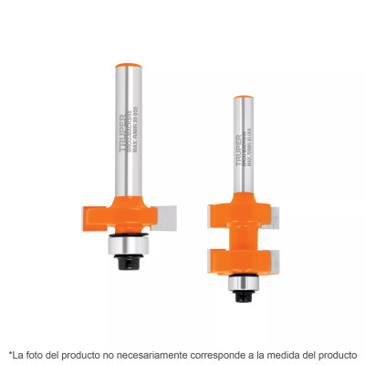 ‣ Juego de machimbrador 5/8" con balero | Truper