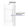 ‣ Placa armada 1 interruptor, Lisboa... | Volteck