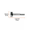Broca forstner 35 mm para madera, TRUPER