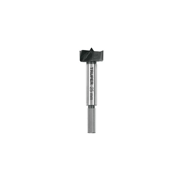 Broca forstner 25 mm para madera, TRUPER
