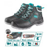 ‣ Bota de Seguridad Negra S1P Resistente Talla 44 | FERRETODO