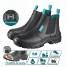 ‣ Bota de Seguridad Negra Formal SB Talla 44 | FERRETODO