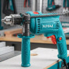 ‣ Taladro de Impacto TOTAL 1/2” 680W Potente | FERRETODO