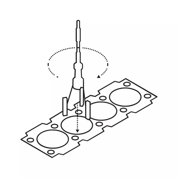 Bruñidora para cilindro de motor, 5 a 18 cm, Truper