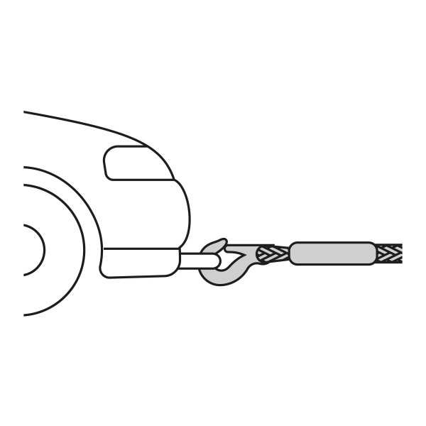 Cuerda con ganchos para remolque, 22 mm x 3.5 m, Truper