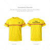 ‣ Playera de Trabajo Amarillo Reflectivo Naranja | Sin Marca