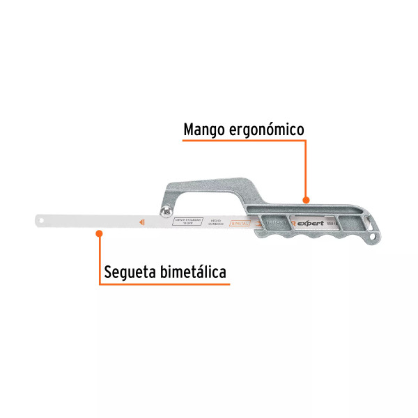 ‣ Mini arco 12" de aluminio para segueta... | Truper