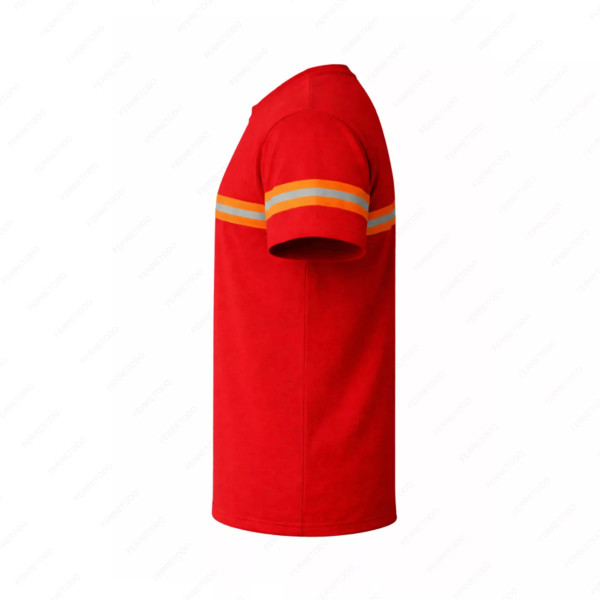 ‣ Playera de Trabajo Rojo con Reflectivo... | Sin Marca
