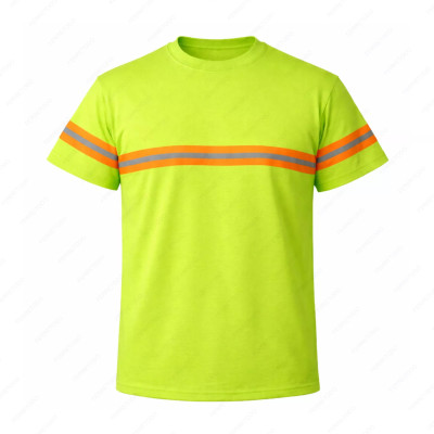 ‣ Playera de Trabajo Verde con Reflectivo... | Sin Marca