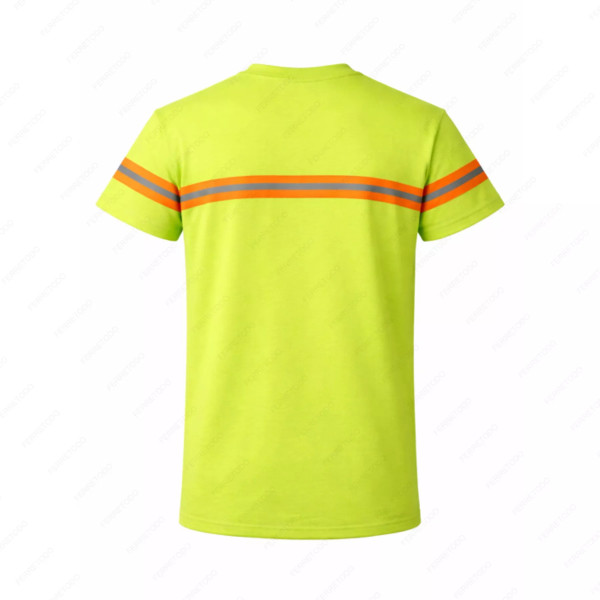 ‣ Playera de Trabajo Verde con Reflectivo... | Sin Marca