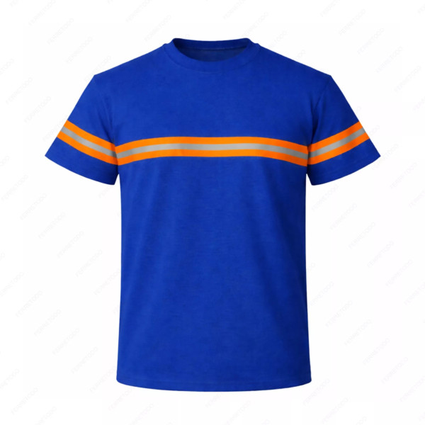 ‣ Playera de Trabajo Azul Rey con Reflectivo... | Sin Marca