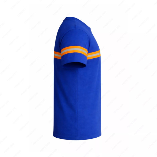 ‣ Playera de Trabajo Azul Rey con Reflectivo... | Sin Marca