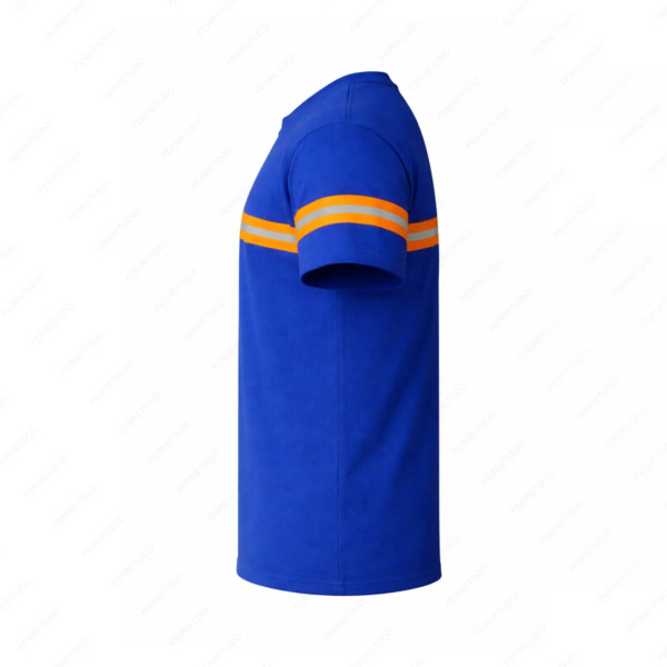 ‣ Playera de Trabajo Azul Rey con Reflectivo... | Sin Marca