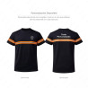 ‣ Playera de Trabajo Negro con Reflectivo Naranj... | Sin Marca
