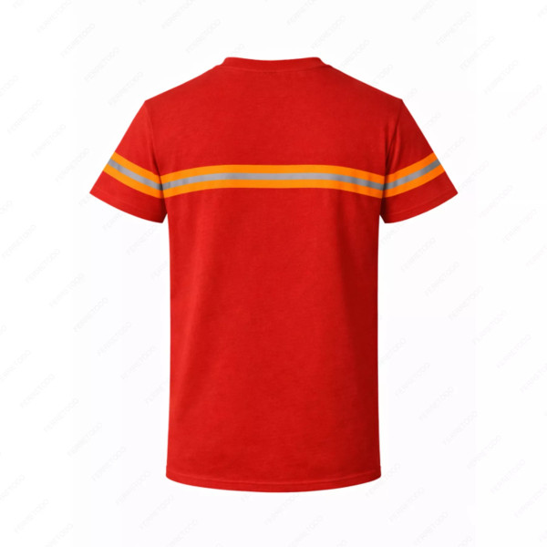 ‣ Playera de Trabajo Rojo con Reflectivo... | Sin Marca