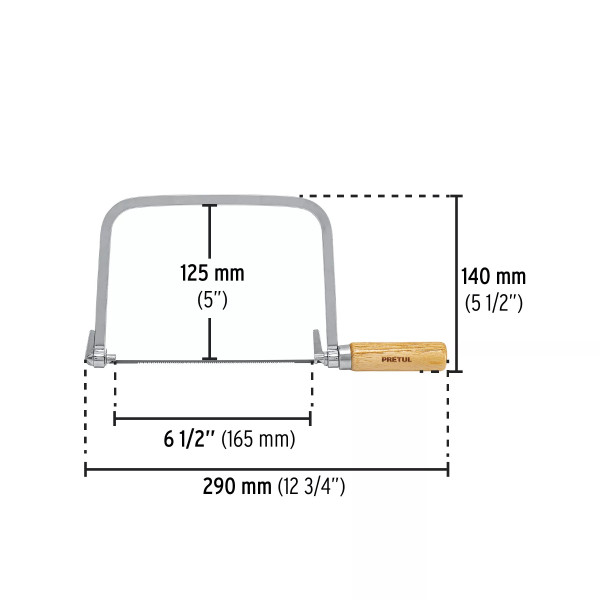 ‣ Arco calador 5 seguetas 6-1/2" | Truper