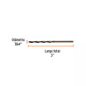 Broca HSS 7/64" Trugold para metal en blíster, Expert
