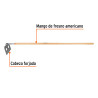 ‣ Azadón mezclero 10" forjado, mango 60" | Truper