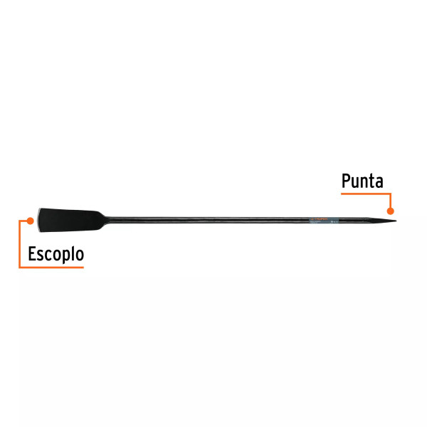 ‣ Barra cavadora 1" x 150 cm, escoplo 102 mm | Truper