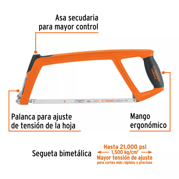 ‣ Arco 12" profesional extra pesado 1 kg | Truper Expert