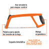 ‣ Arco 12" profesional extra pesado 1 kg | Truper Expert