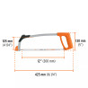 ‣ Arco 12" profesional tubular para segueta | Truper