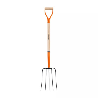 Bieldo para paja, 5 dientes, mango 34", puño "Y", TRUPER