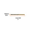 Broca HSS 11/64" Trugold para metal, Truper Expert