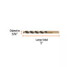 Broca HSS 5/16" Trugold para metal, Truper Expert