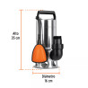 Bomba sumergible acero inoxidable, agua sucia, 1 HP, TRUPER