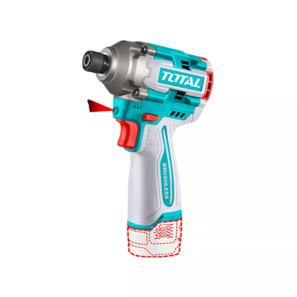 ‣ Atornillador de impacto 16v 170n.M. | Total