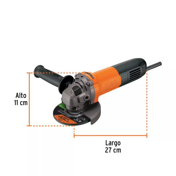 PULIDORA ESMERILADORA ANGULAR 4-1/2", 800W | Pulidoras / Esmeriles