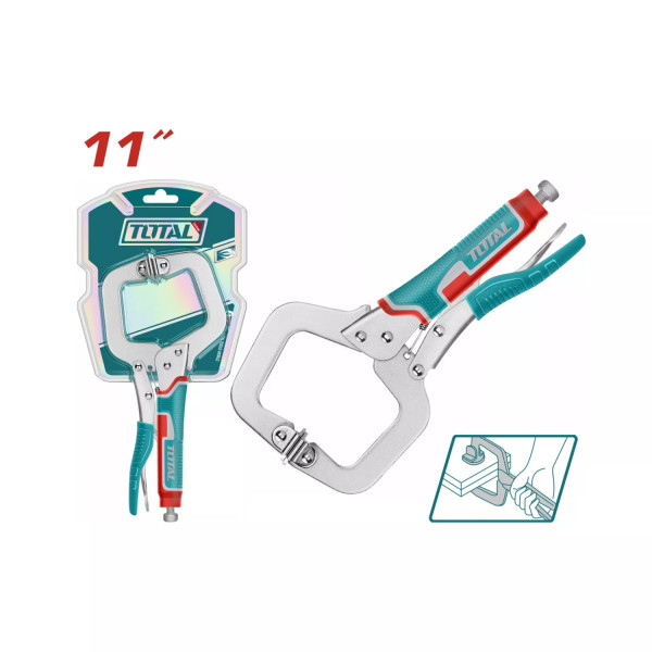 ‣ Alicate presión tipo C 11” | Herramienta útil | Total
