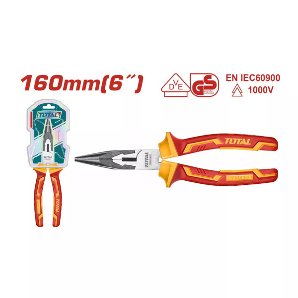 ‣ Alicate punta larga aisl. 6” 1000v | Total