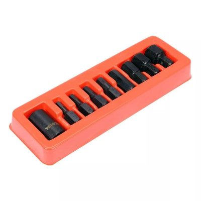 ‣ Juego de Puntas Impacto Hexagonales 1/2 9 Pzs | Yato