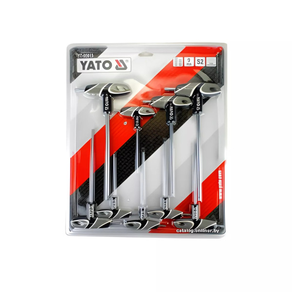 ‣ Juego de Llaves Torx Hembra T10-T50 Set 9 Pzs | Yato