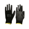 ‣ Guante Poliuretano Negro... Puño Tejido 9 | Yato