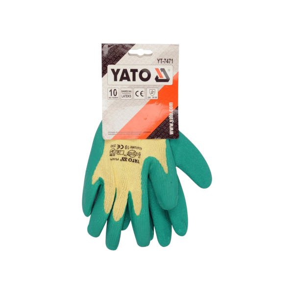 ‣ Guante Algodón con Látex 10 | Yato