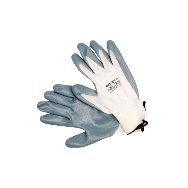 ‣ Guante Nylon Recub. Nitrilo Puño Tejido 10 | Yato
