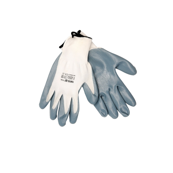 ‣ Guante Nylon Recub. Nitrilo Puño Tejido 10 | Yato