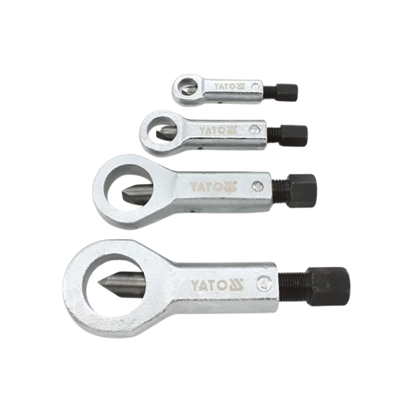 ‣ Juego de Cortadores de Tuercas 4 Pzs | Yato