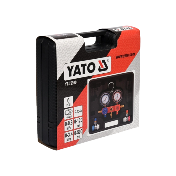 ‣ Kit Manómetros Recarga Aire Acondicionado | Yato