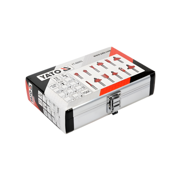 ‣ Juego de Brocas para Router 12 Pzs. | Yato