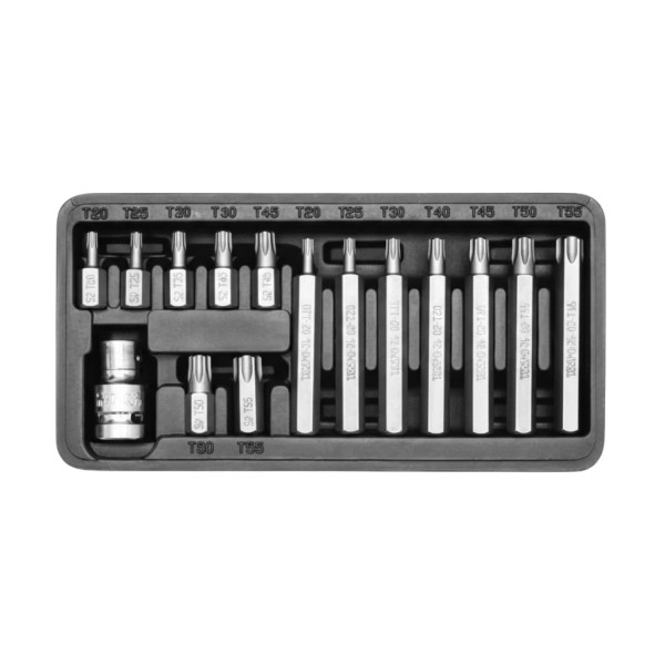 ‣ Juego de Puntas Torx 15 Pzs | Herramientas de Calidad | Yato
