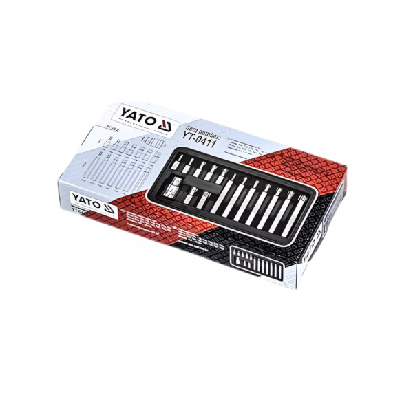 ‣ Juego de Puntas Torx 15 Pzs | Herramientas de Calidad | Yato