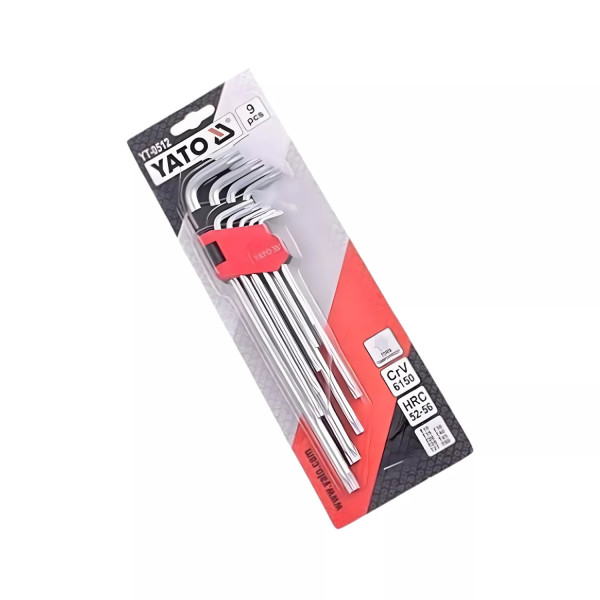‣ Juego de Llaves Torx Larga T10-T50 9 Pzs | Yato