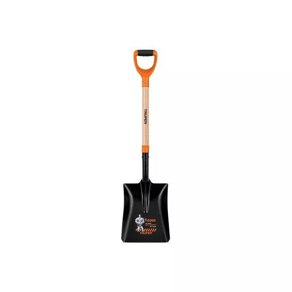 Pala Cuadrada No.4 T-2000 Tipo Español, Puño 'Y', Truper | Palas, Piochas, Azadones y Similares