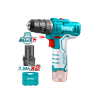 ‣ Taladro inalámbrico 3/8” 12V 2 Baterías | Total