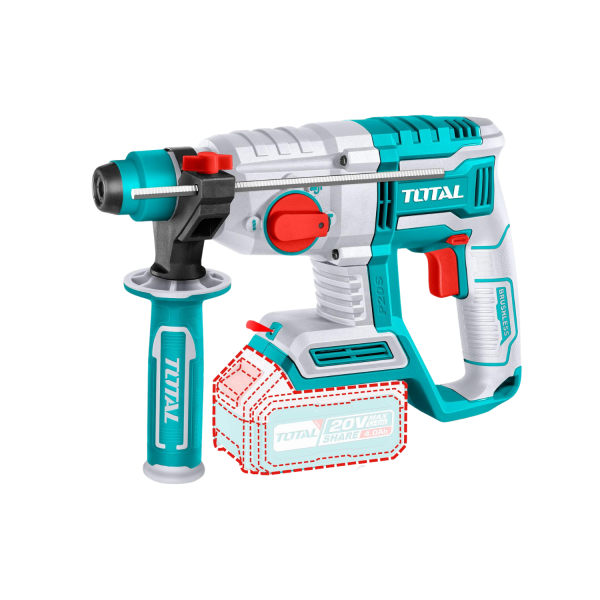 ‣ Rotomartillo SDS 20V 22MM 7/8” c/bat... | Total